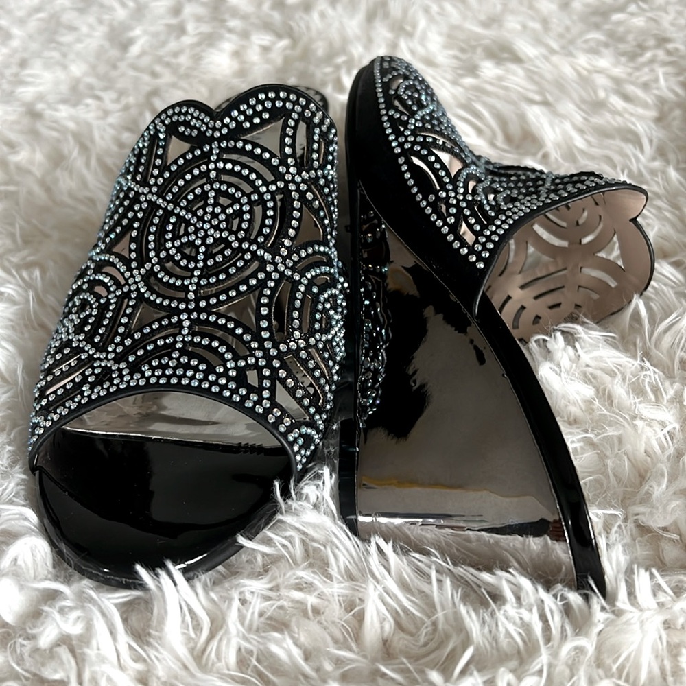 Beautiful rhinestone sandals